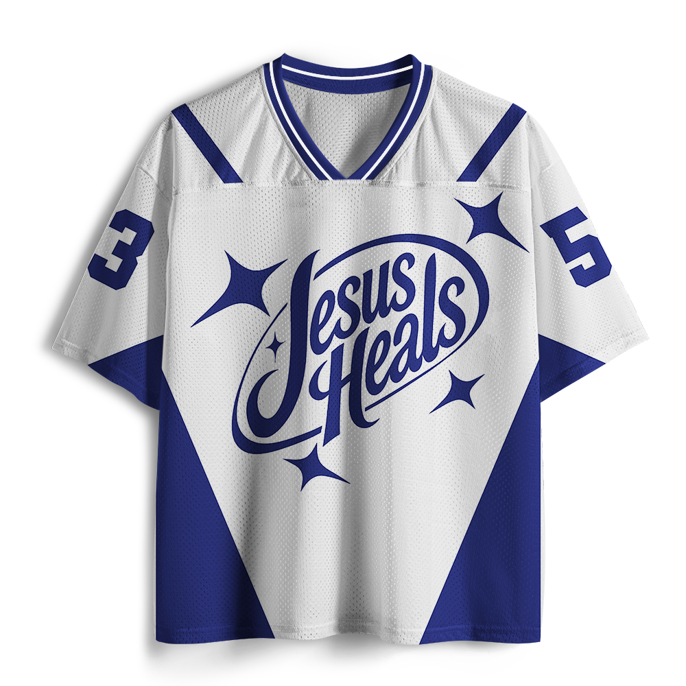 Jesus Heals Christian Mesh Jersey
