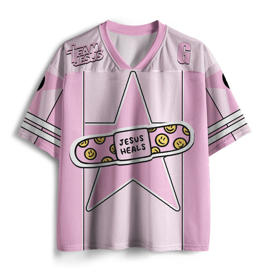 Jesus Heals Christian Mesh Jersey
