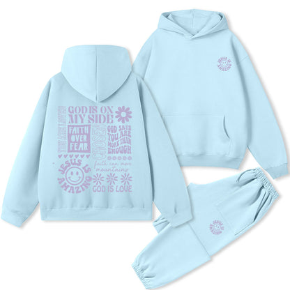 Jesus Is Amazing Christian Premium Fleece Hoodie Set