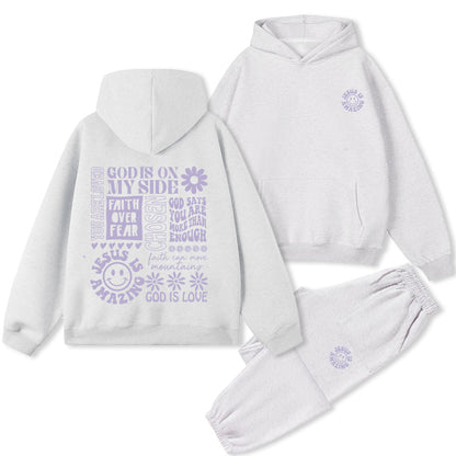Jesus Is Amazing Christian Premium Fleece Hoodie Set