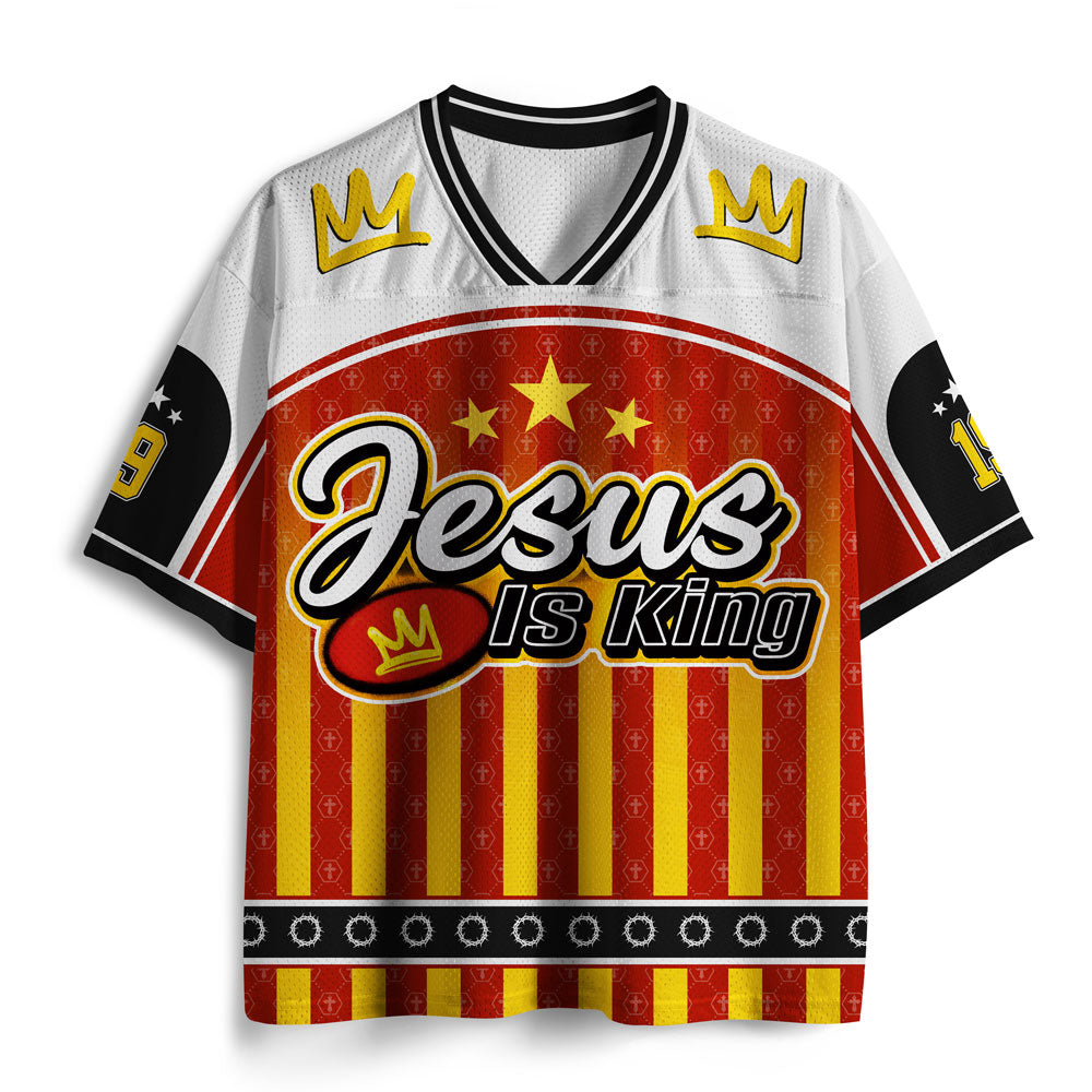 Jesus Is King Christian Mesh Jersey
