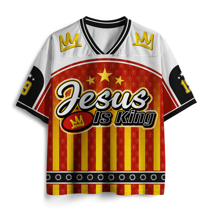 Jesus Is King Christian Mesh Jersey