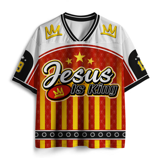 Jesus Is King Christian Mesh Jersey