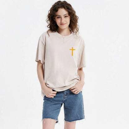 Jesus Is King Christian Washed T-Shirt