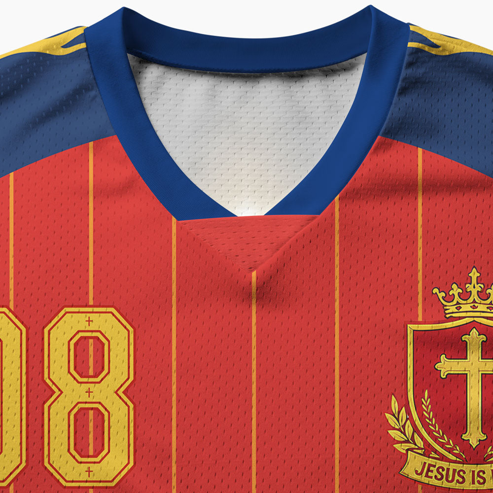 Jesus Is King More Than Conquerors Christian Mesh Jersey