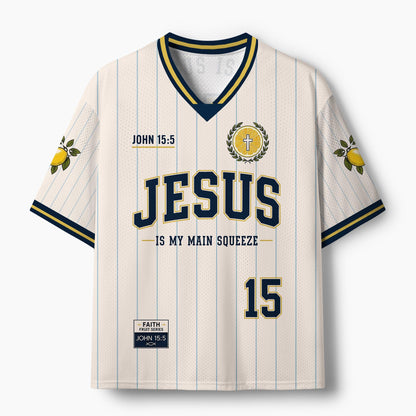 Jesus Is My Squeeze Christian Mesh Jersey