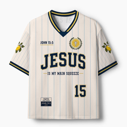 Jesus Is My Squeeze Christian Mesh Jersey