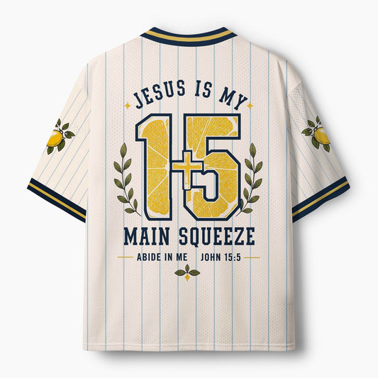 Jesus Is My Squeeze Christian Mesh Jersey