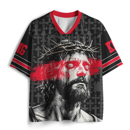 Jesus King Of Kings Christian Mesh Jersey