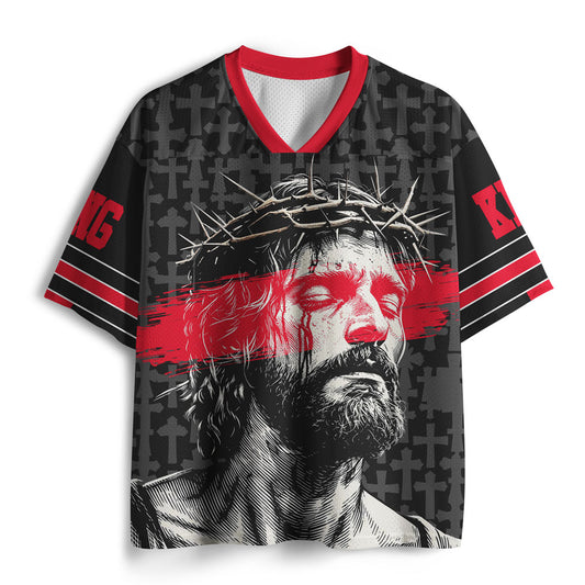 Jesus King Of Kings Christian Mesh Jersey