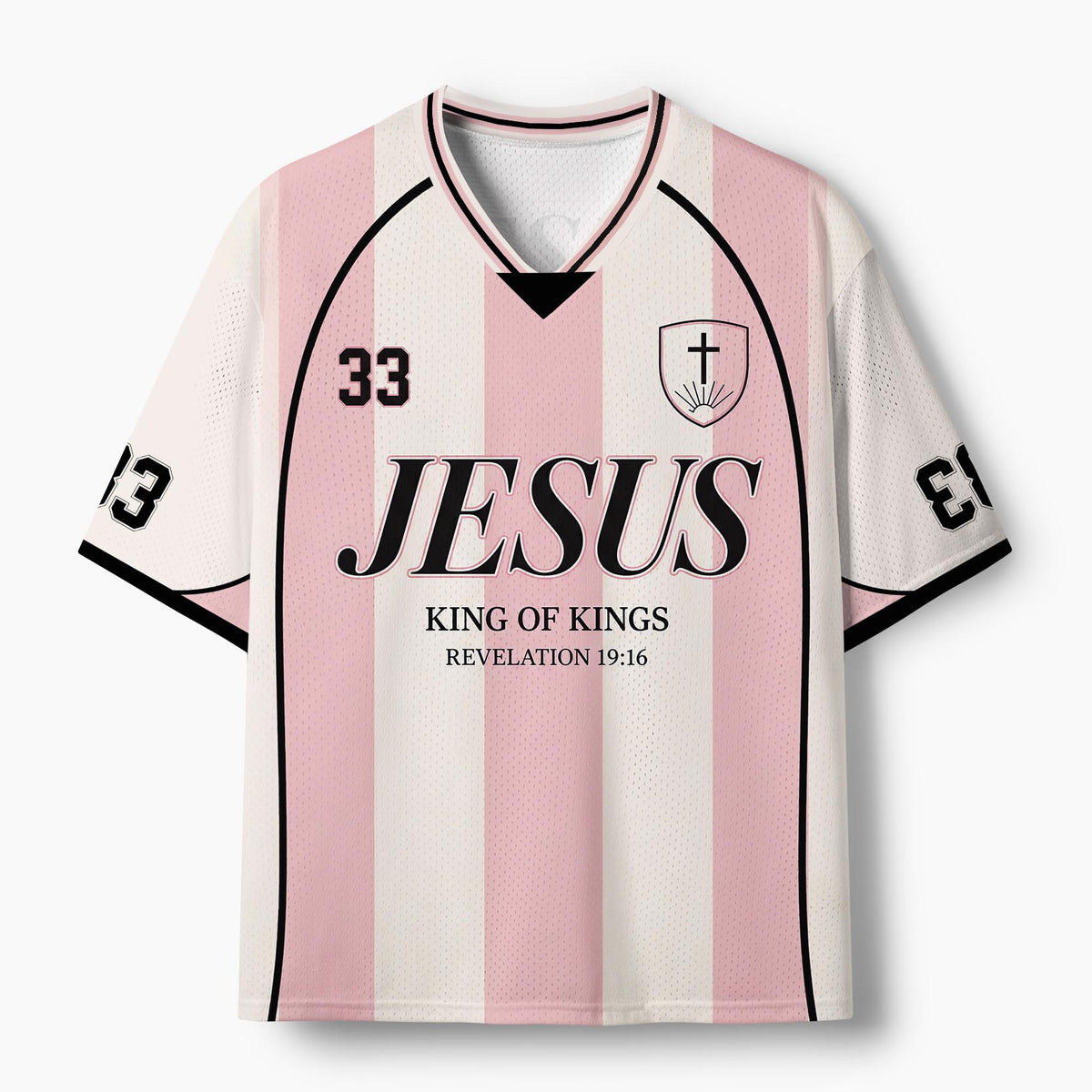 Jesus King Of Kings Christian Mesh Jersey