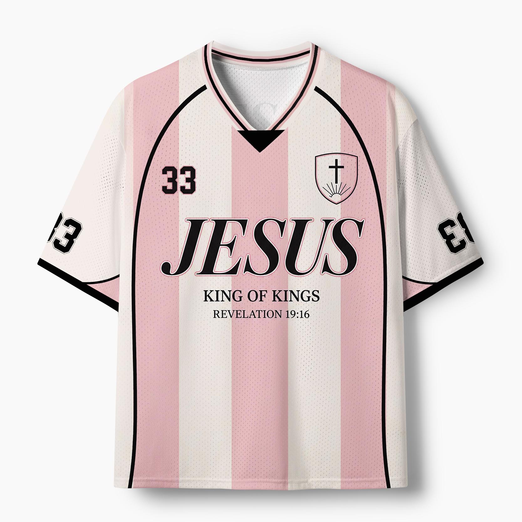 Jesus King Of Kings Christian Mesh Jersey