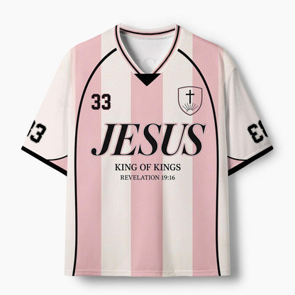 Jesus King Of Kings Christian Mesh Jersey