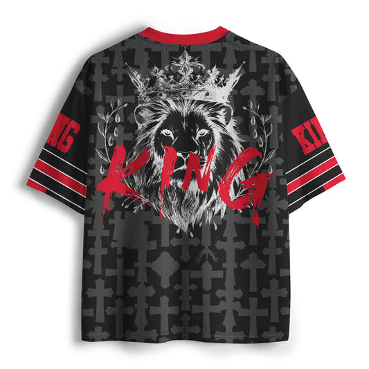 Jesus King Of Kings Christian Mesh Jersey