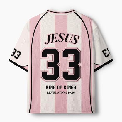 Jesus King Of Kings Christian Mesh Jersey