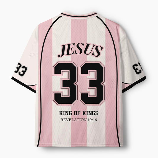 Jesus King Of Kings Christian Mesh Jersey