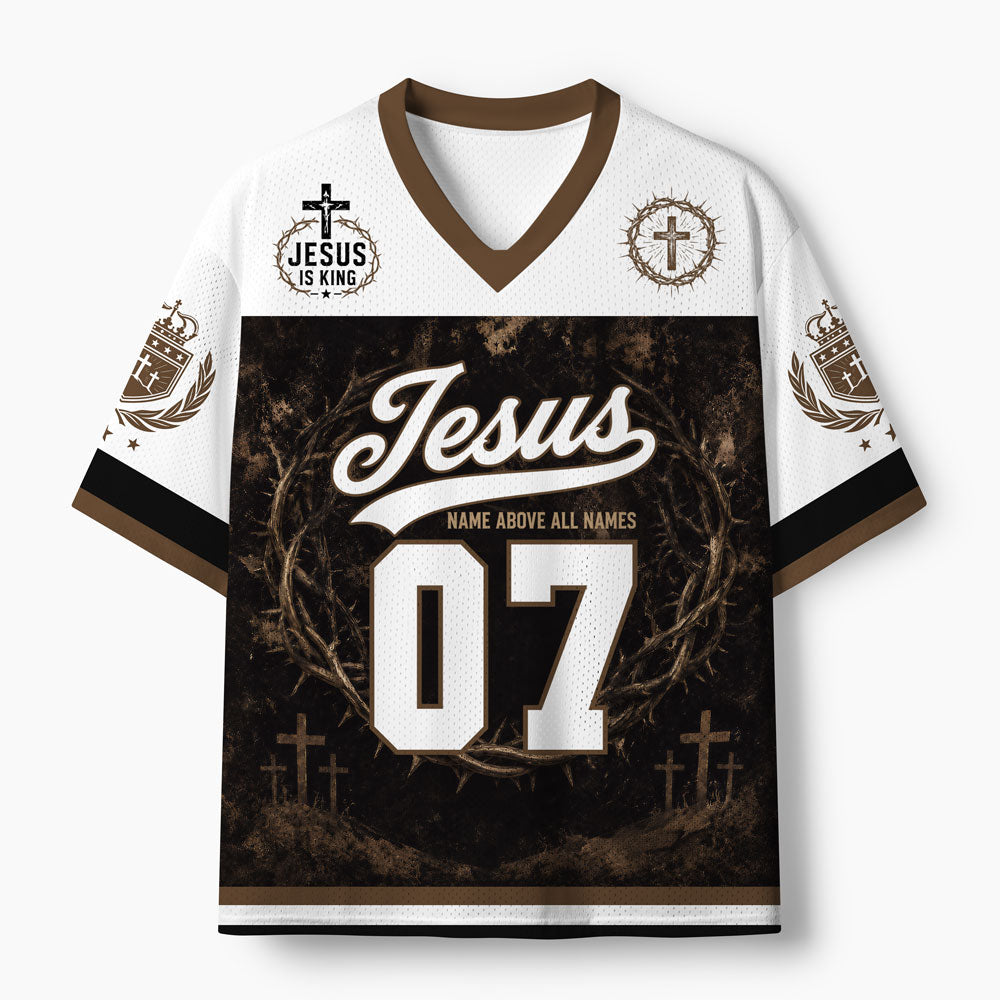 Jesus Name Above All Name Christian Mesh Jersey
