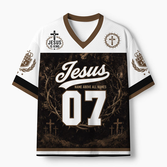 Jesus Name Above All Name Christian Mesh Jersey