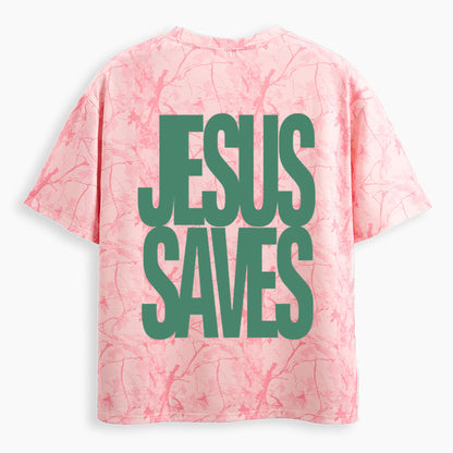 Jesus Saves Christian Camo T-Shirt