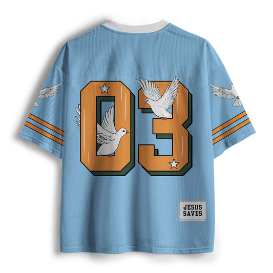 Jesus Saves Christian Mesh Jersey