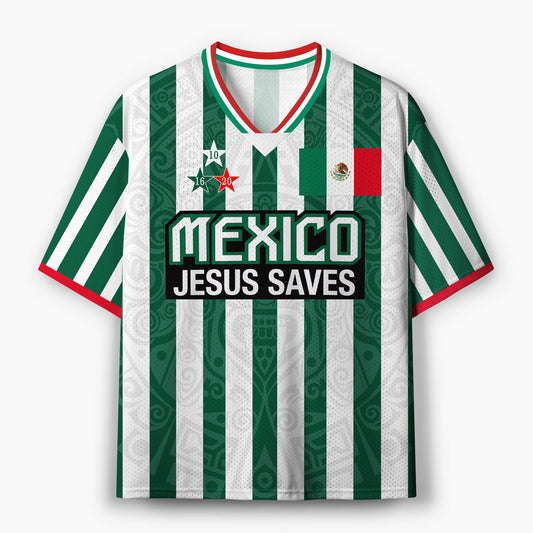 Jesus Saves Christian Mesh Jersey