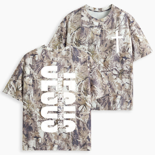 Jesus The Way Christian Camo T-Shirt