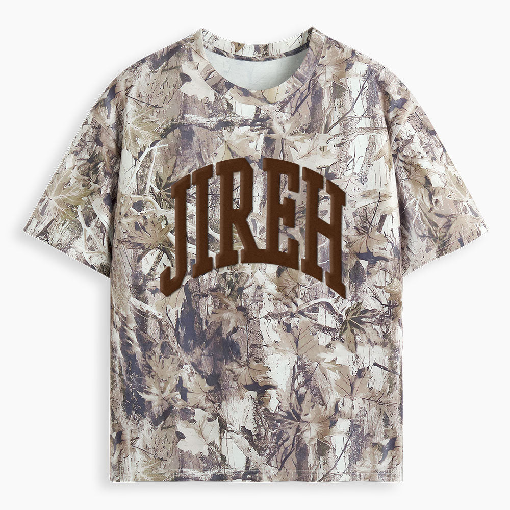 Jireh Christian Puff Printed Camo T-Shirt