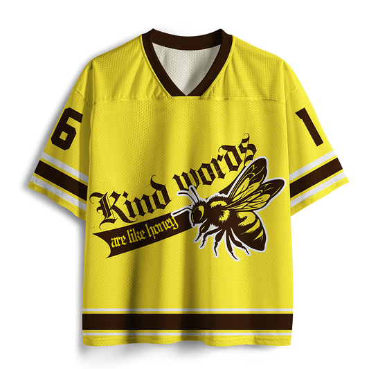 Kind Words Are Like Honey Christian Mesh Jersey