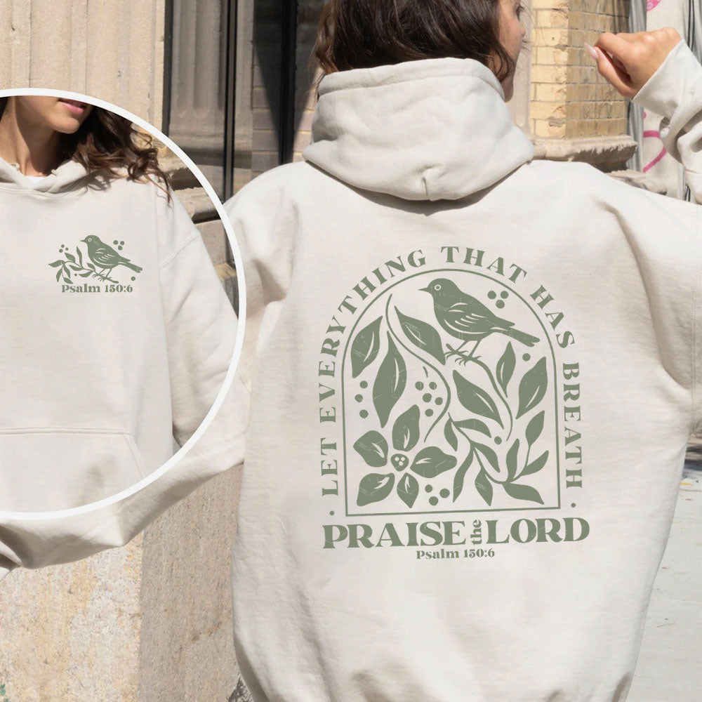 Let Everything That Has Breath Christian Fleece Hoodie Set