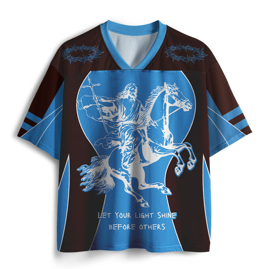 Let Your Light Shining Before Others Christian Mesh Jersey