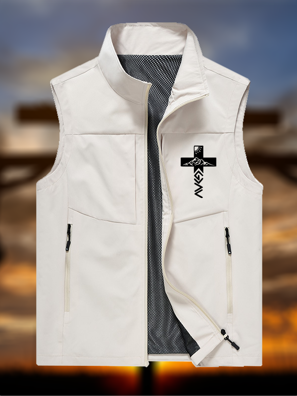 God is Greater Than the Highs and Lows  Jesus God Christian Outdoor Quick-dry Vest