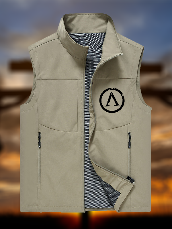 Spartan Icon Graphic Jesus God Christian Outdoor Quick-dry Vest