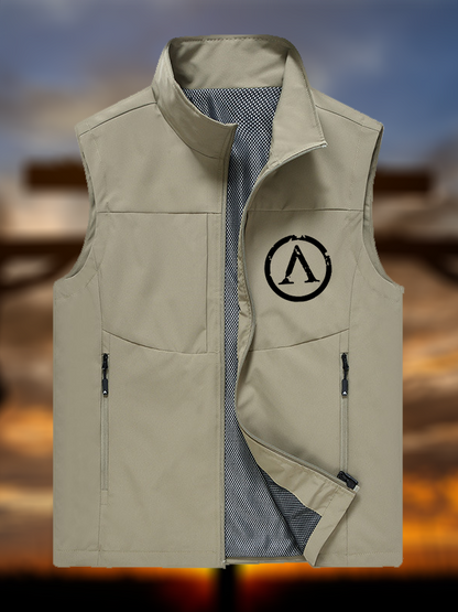Spartan Icon Graphic Jesus God Christian Outdoor Quick-dry Vest