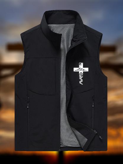 God is Greater Than the Highs and Lows  Jesus God Christian Outdoor Quick-dry Vest