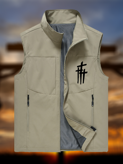 Faith Cross Jesus God Christian Outdoor Quick-dry Vest