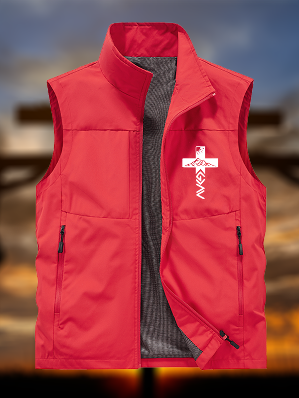 God is Greater Than the Highs and Lows  Jesus God Christian Outdoor Quick-dry Vest