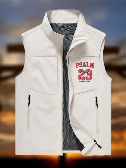 Psalm 23  Jesus God Christian Outdoor Quick-dry Vest