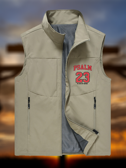 Psalm 23  Jesus God Christian Outdoor Quick-dry Vest