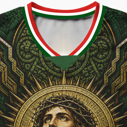 Mexico Faith Over Fear Christian Mesh Jersey