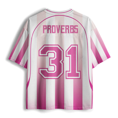 Motherhood Is Kingdom Work Christian Mesh Jersey