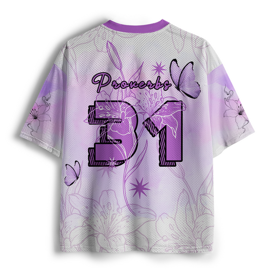 Motherhood Is Kingdom Work Christian Mesh Jersey