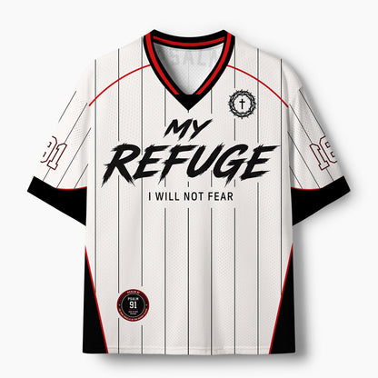 My Refuse I Will Not Fear Christian Mesh Jersey