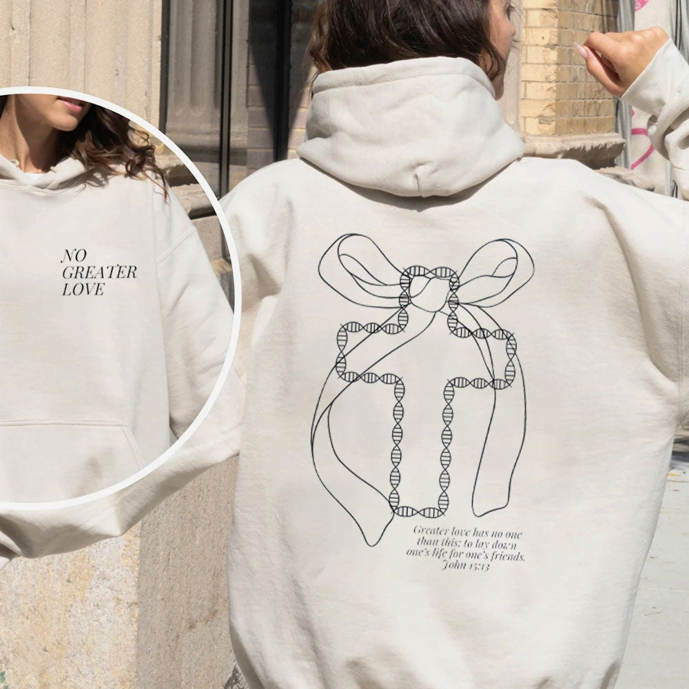 No Greater Love Christian Premium Fleece Hoodie Set