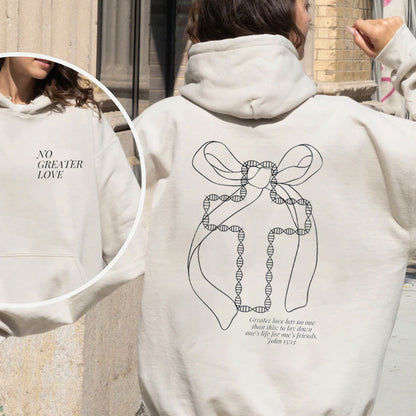 No Greater Love Christian Premium Fleece Hoodie Set
