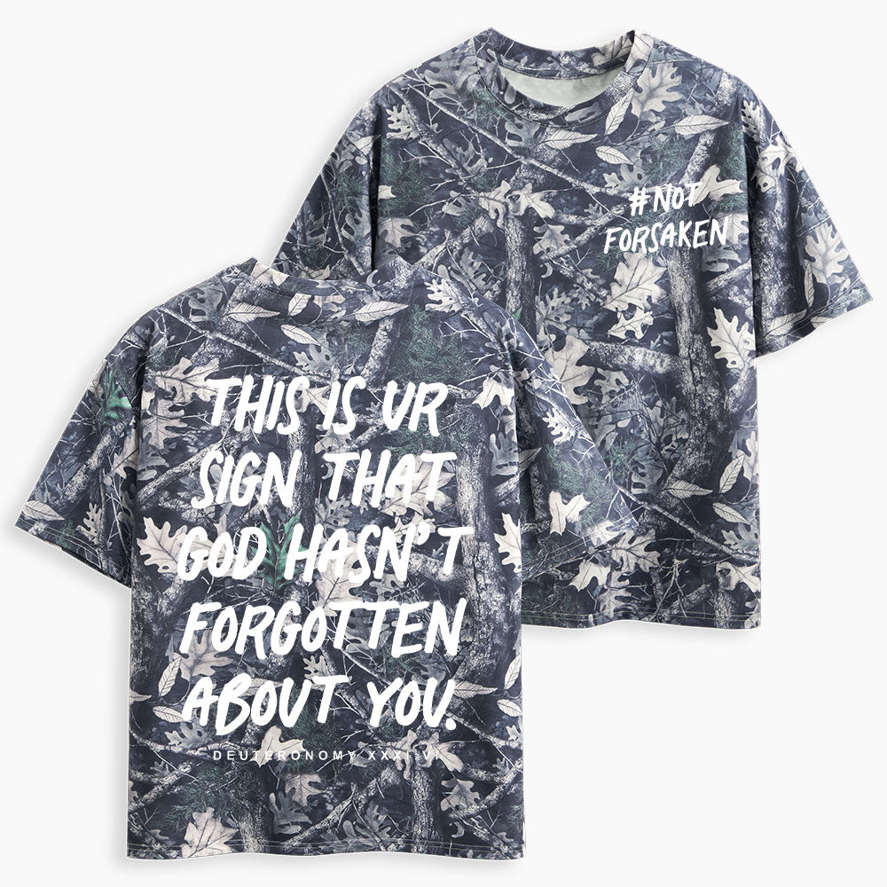 Not Forsaken Christian Camo T-Shirt