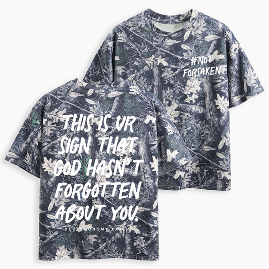 Not Forsaken Christian Camo T-Shirt