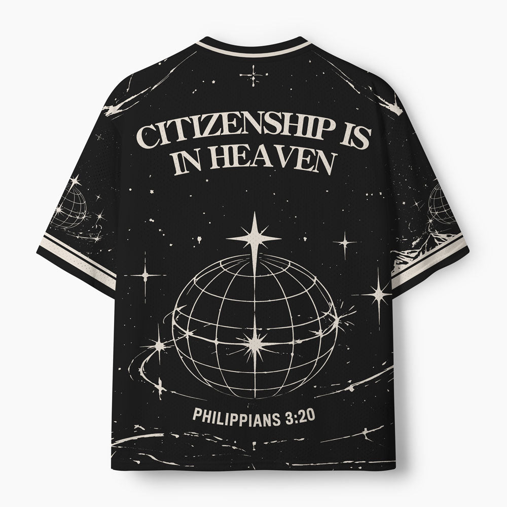Not Of This World Citizenship Is In Heaven Christian Mesh Jersey