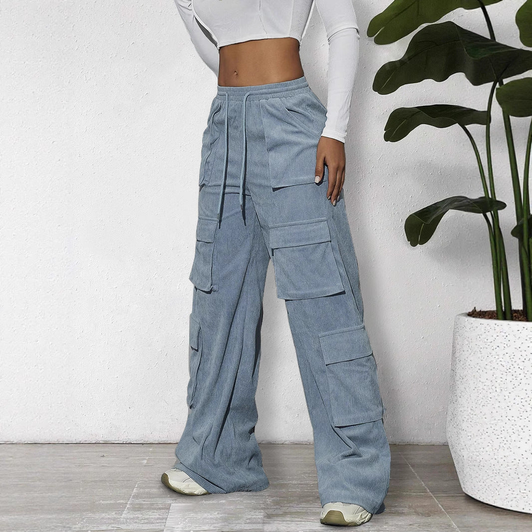 Women's Wide Leg Cargo Pants
