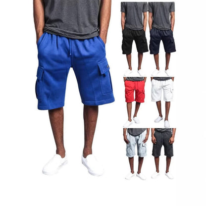 Men’s Casual Cargo Sweat Shorts