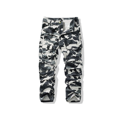 Men's Multi-Pocket Camouflage Cargo Pants